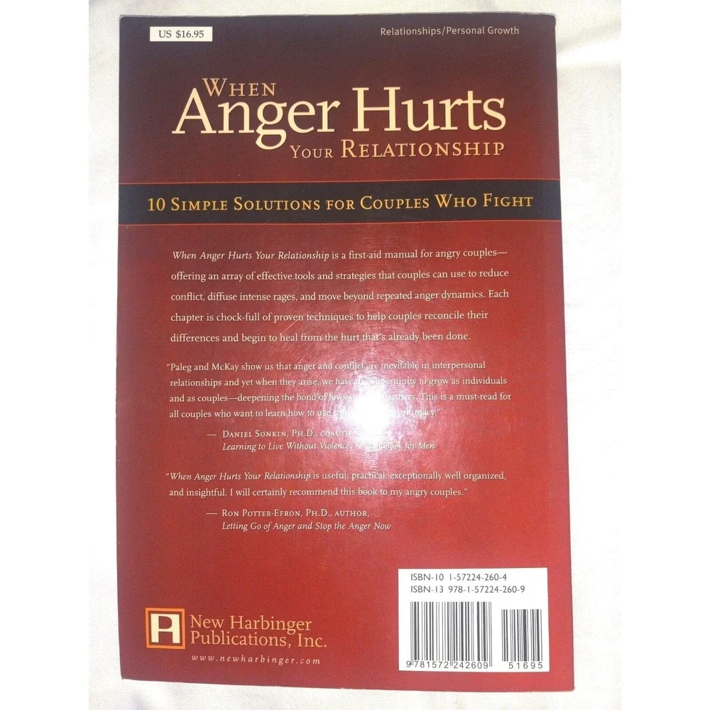 When Anger‎ Hurts Your Relationship by Paleg & McKay